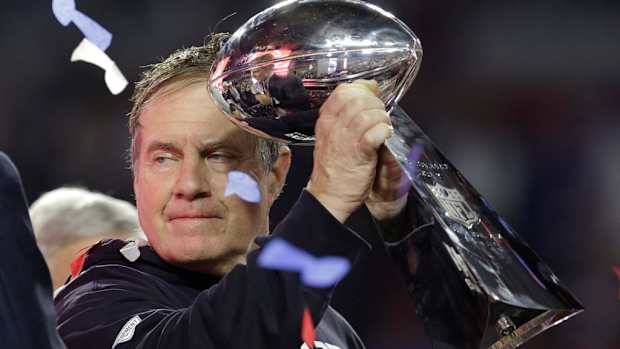Patriots - Bill Belichick Super Bowl trophy